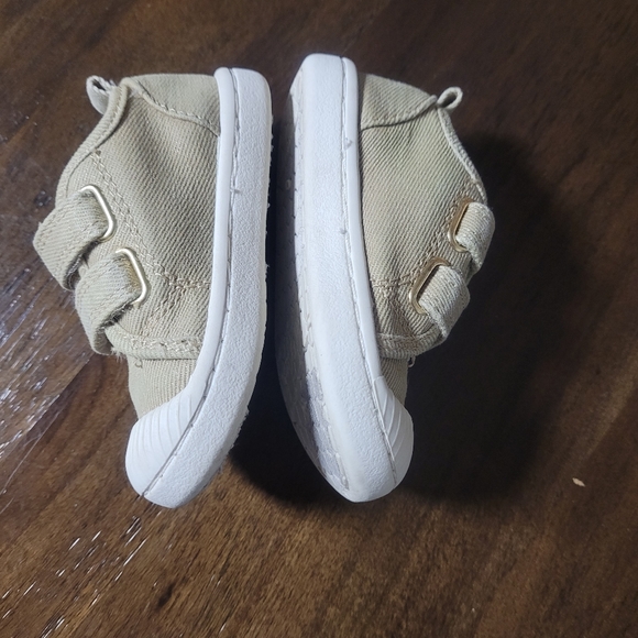 Cat and Jack Baby Girl Sneakers Beginner‎ Walker Tan Shimmer Size 5 - Picture 2 of 7